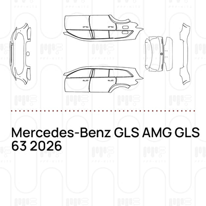 Voorgesneden PPF Mercedes-Benz GLS AMG GLS 63 2026