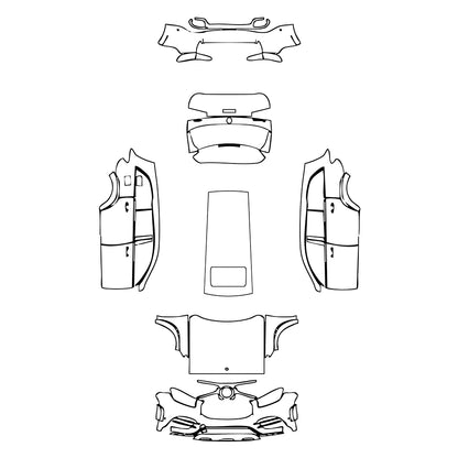Pre-Cut PPF Mercedes-Benz GLS AMG Line 2020 - PPF-Kits
