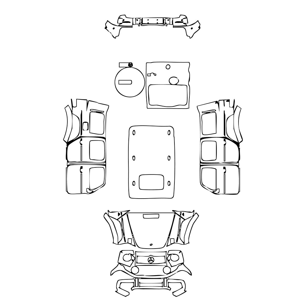 Pre-Cut PPF Mercedes-Benz G Class AMG G63 2019 - PPF-Kits