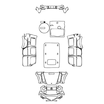 Pre-Cut PPF Mercedes-Benz G Class G350 2023 - PPF-Kits
