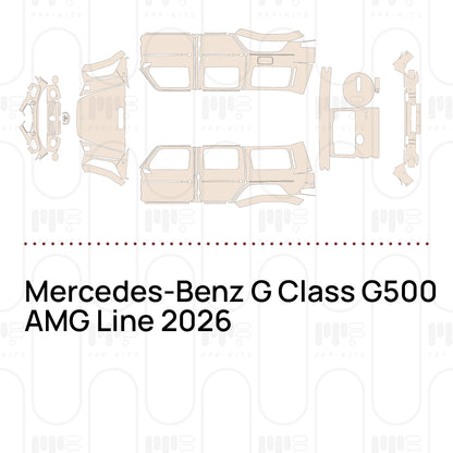 Voorgesneden PPF Mercedes-Benz G Class G500 AMG Line 2026