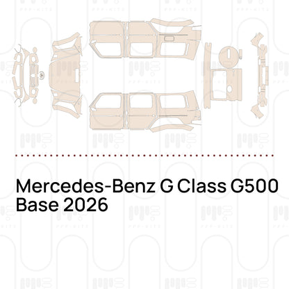Voorgesneden PPF Mercedes-Benz G Class G500 Base 2026