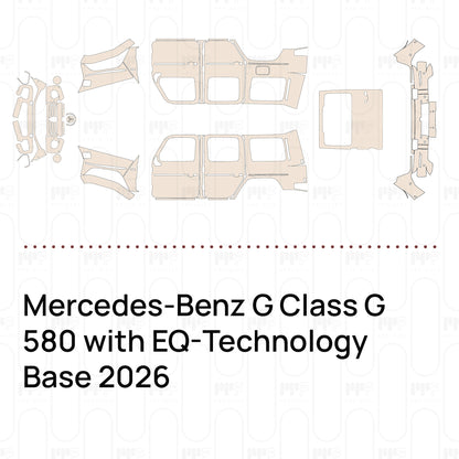 Voorgesneden PPF Mercedes-Benz G Class G 580 with EQ-Technology Base 2026
