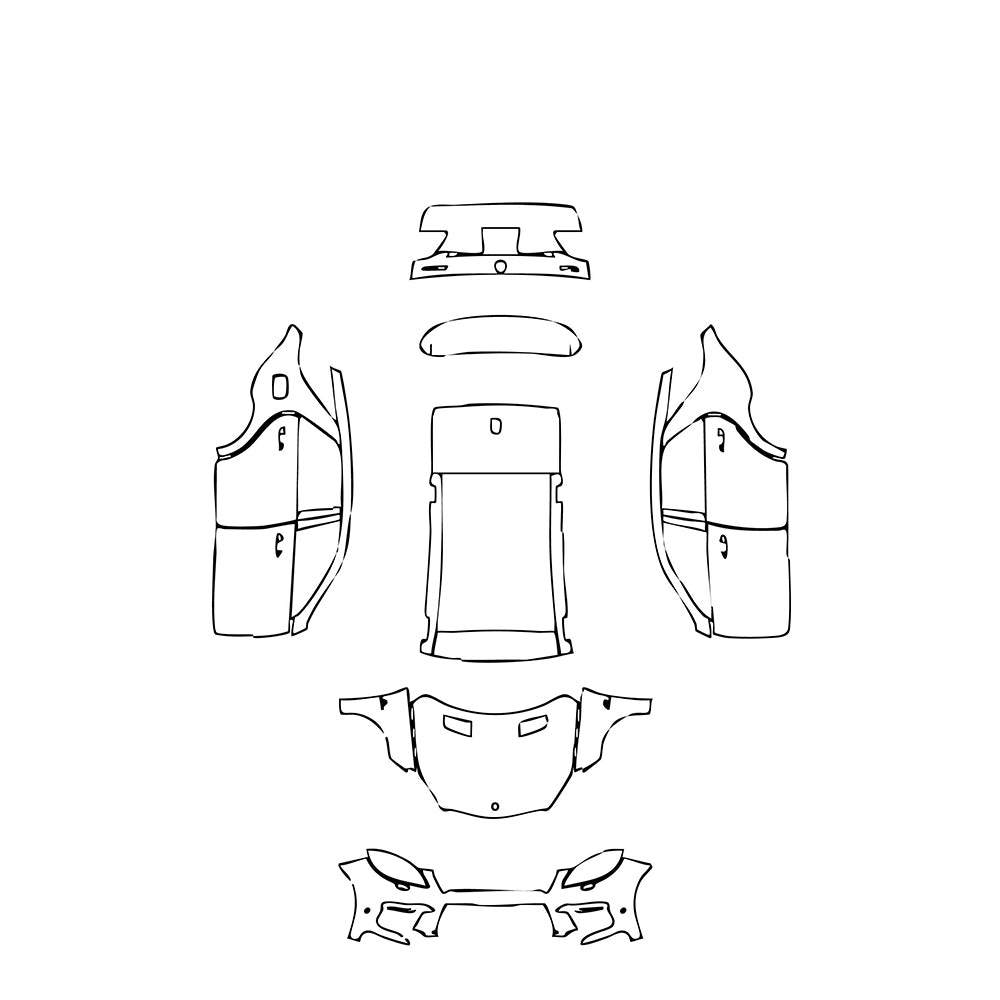 Pre-Cut PPF Mercedes-Benz ML 63 AMG 2012 - PPF-Kits
