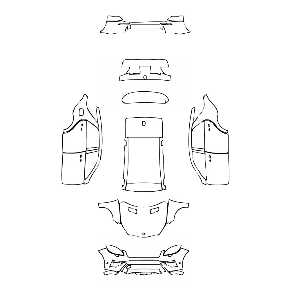 Pre-Cut PPF Mercedes-Benz ML Sport 2012 - PPF-Kits