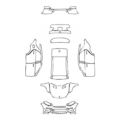 Pre-Cut PPF Mercedes-Benz ML Sport 2015 - PPF-Kits