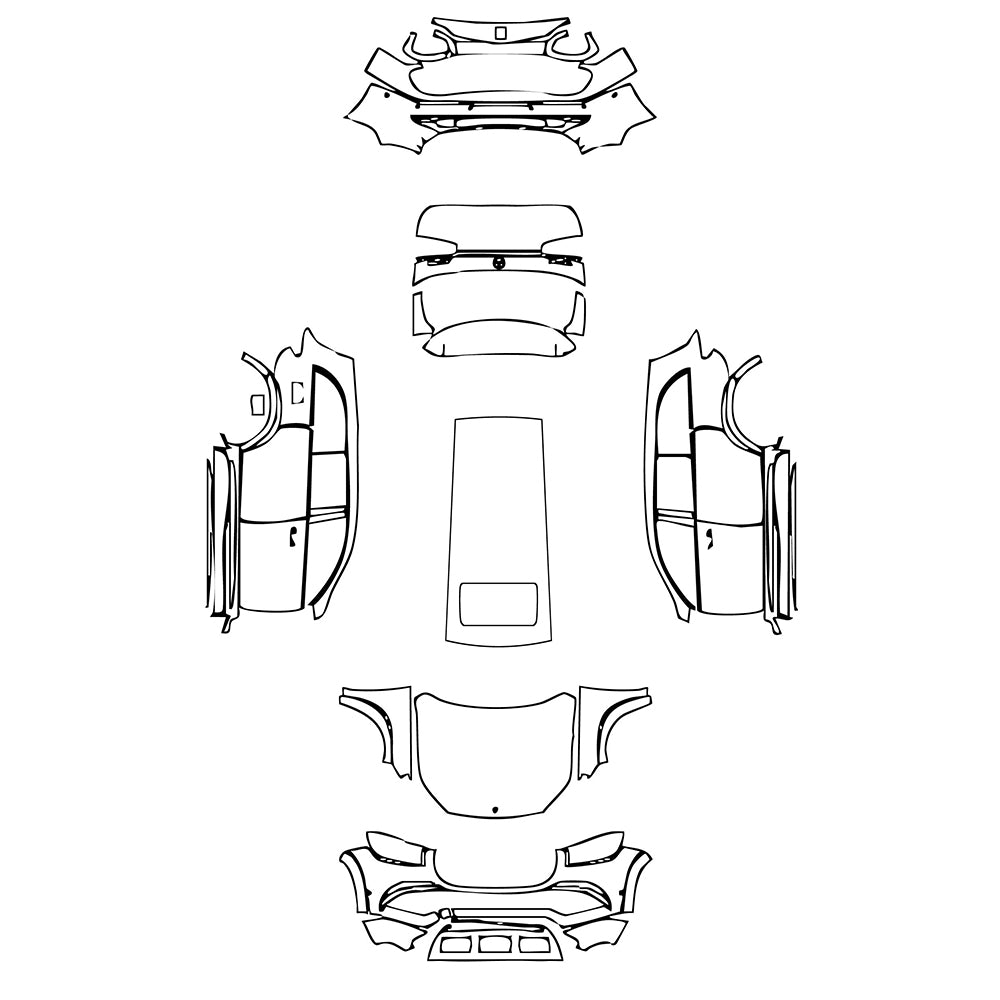 Pre-Cut PPF Mercedes-Benz Maybach GLS 2022 - PPF-Kits