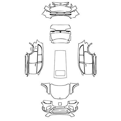Pre-Cut PPF Mercedes-Benz Maybach GLS 2024 - PPF-Kits