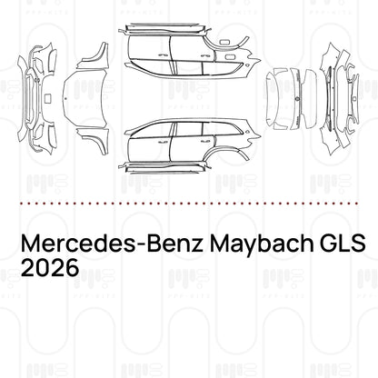 Voorgesneden PPF Mercedes-Benz Maybach GLS 2026
