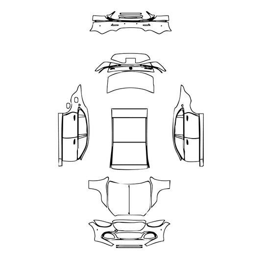 Pre-Cut PPF Mercedes-Benz Maybach S Class S480 2024 - PPF-Kits