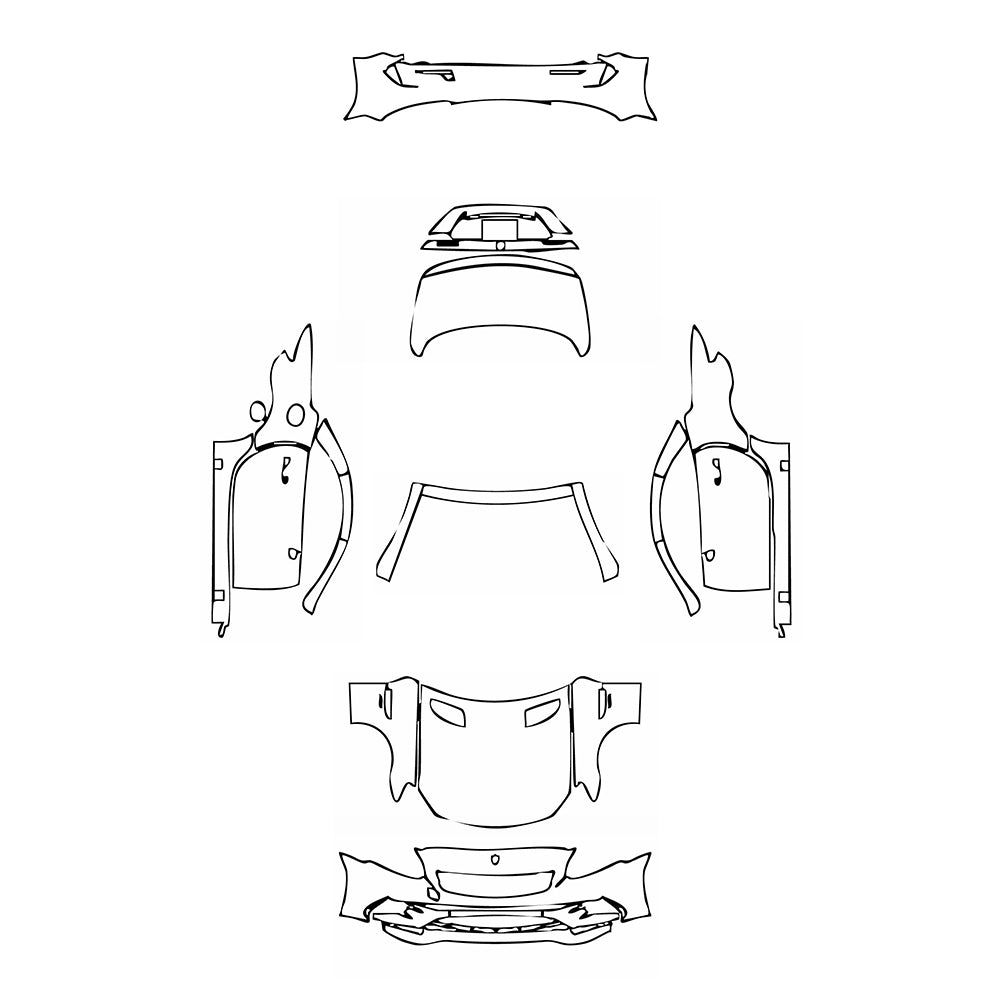Pre-Cut PPF Mercedes-Benz SLC AMG 43 2020 - PPF-Kits