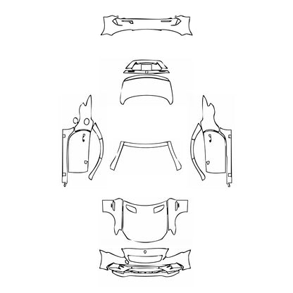 Pre-Cut PPF Mercedes-Benz SLC AMG 43 2020 - PPF-Kits