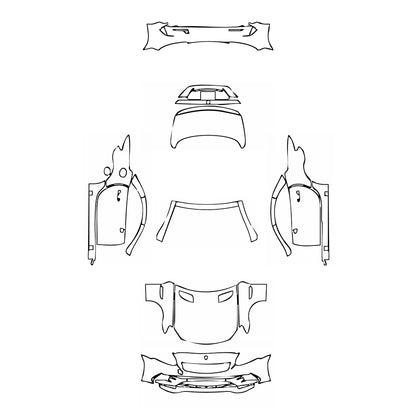 Pre-Cut PPF Mercedes-Benz SLC AMG Line 2020 - PPF-Kits