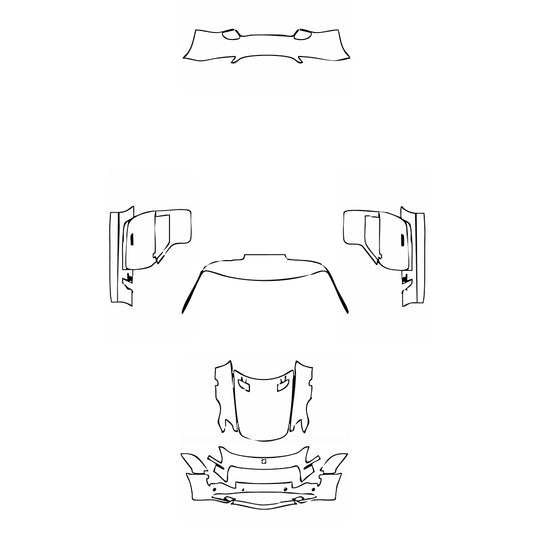 Pre-Cut PPF Mercedes-Benz SLS Coupe 2012 - PPF-Kits