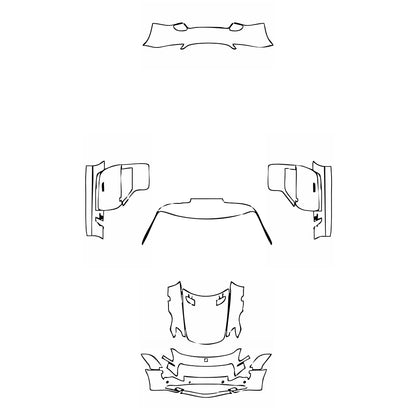 Pre-Cut PPF Mercedes-Benz SLS Coupe 2013 - PPF-Kits