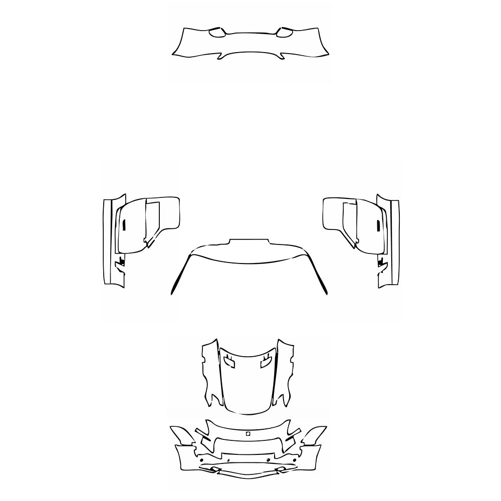 Pre-Cut PPF Mercedes-Benz SLS Coupe 2014 - PPF-Kits