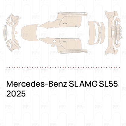 Voorgesneden PPF Mercedes-Benz SL AMG SL55 2025