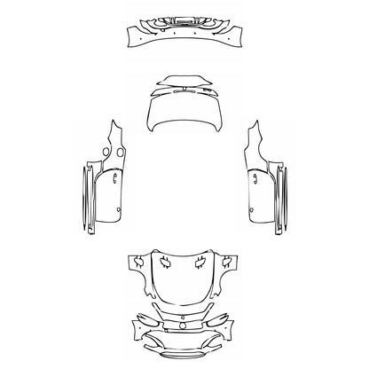 Pre-Cut PPF Mercedes-Benz SL Roadster 2016 - PPF-Kits