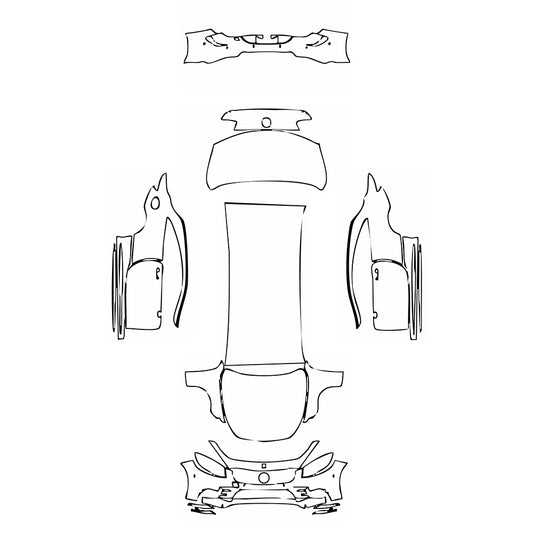 Pre-Cut PPF Mercedes-Benz S Class Coupe AMG Line 2019 - PPF-Kits