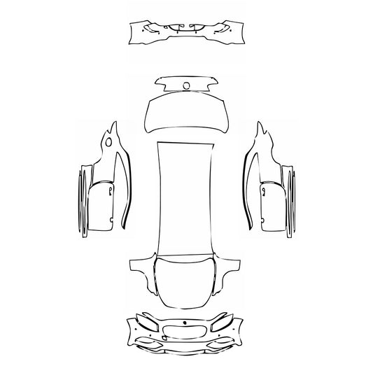Pre-Cut PPF Mercedes-Benz S Class Coupe Base 2015 - PPF-Kits