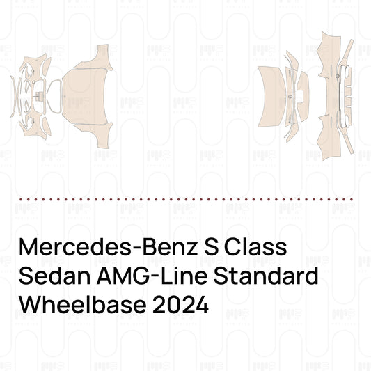 Voorgesneden PPF Mercedes-Benz S Class Sedan AMG-Line Standard Wheelbase 2024