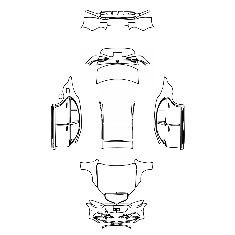 Pre-Cut PPF Mercedes-Benz S Class Sedan AMG Line Extended Wheelbase 2025 - PPF-Kits