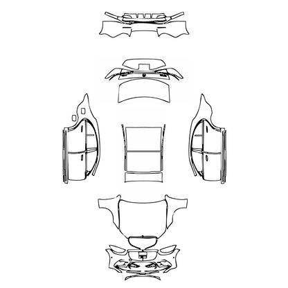 Pre-Cut PPF Mercedes-Benz S Class Sedan AMG Line Extended Wheelbase 2025 - PPF-Kits