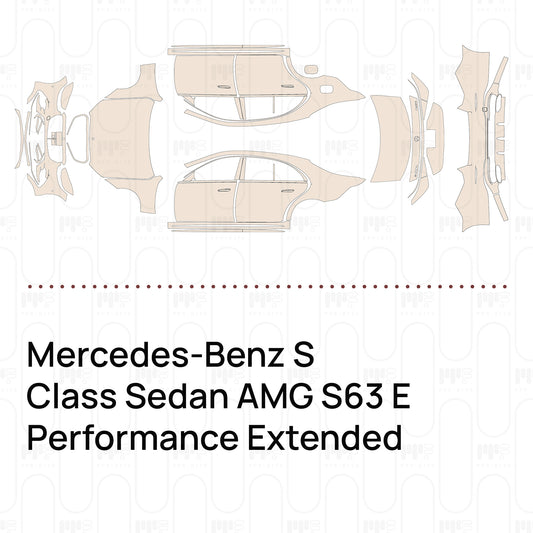 Voorgesneden PPF Mercedes-Benz S Class Sedan AMG S63 E Performance Extended Wheelbase 2026