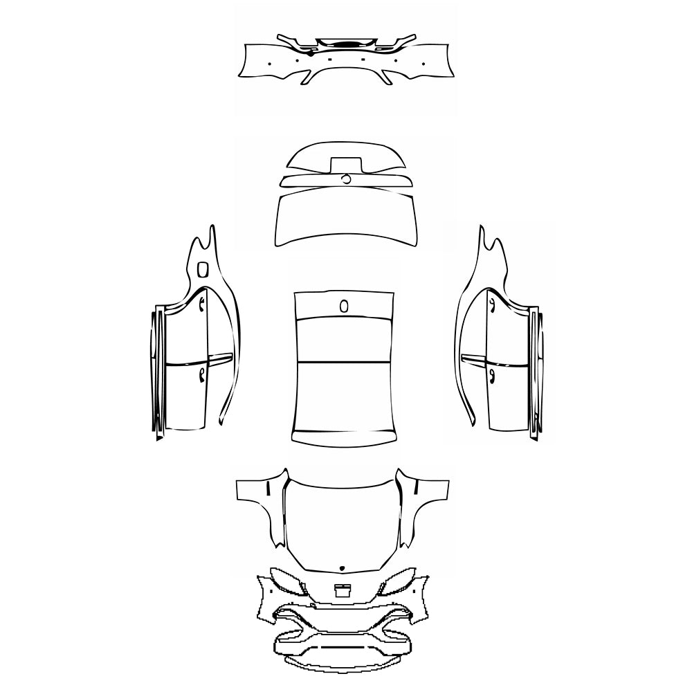 Pre-Cut PPF Mercedes-Benz S Class Sedan AMG S63 L 2018 - PPF-Kits