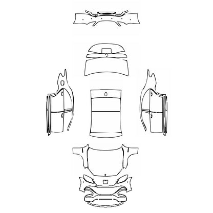 Pre-Cut PPF Mercedes-Benz S Class Sedan AMG S63 L 2019 - PPF-Kits