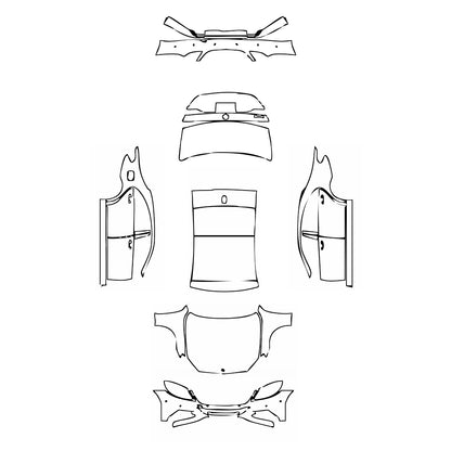 Pre-Cut PPF Mercedes-Benz S Class Sedan Base Extended Wheelbase 2015 - PPF-Kits