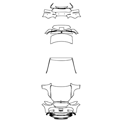 Pre-Cut PPF Mercedes-Benz S Class Sedan Base Standard Wheelbase 2022 - PPF-Kits
