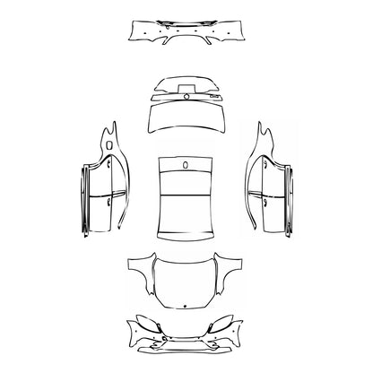Pre-Cut PPF Mercedes-Benz S Class Sedan Sport Extended Wheelbase 2014 - PPF-Kits