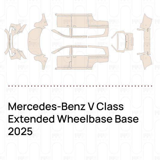 Voorgesneden PPF Mercedes-Benz V Class Extended Wheelbase Base 2025