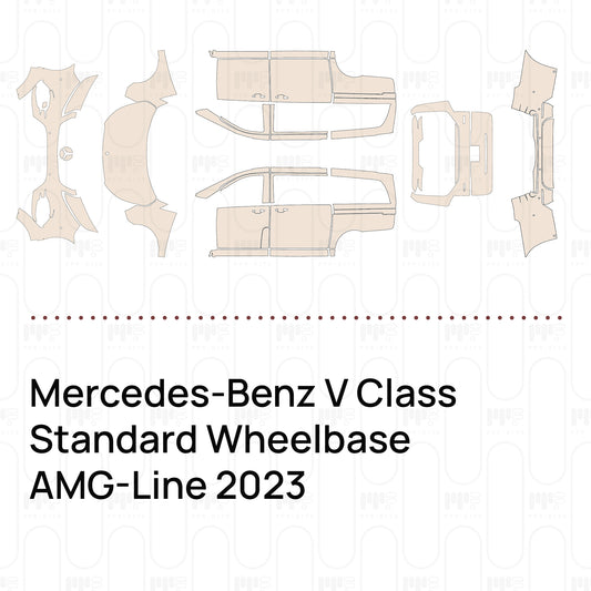 Voorgesneden PPF Mercedes-Benz V Class Standard Wheelbase AMG-Line 2023
