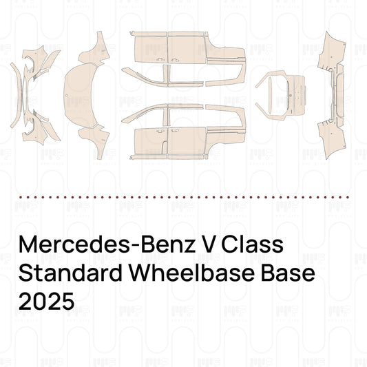 Voorgesneden PPF Mercedes-Benz V Class Standard Wheelbase Base 2025