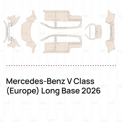 Voorgesneden PPF Mercedes-Benz V Class (Europe) Long Base 2026