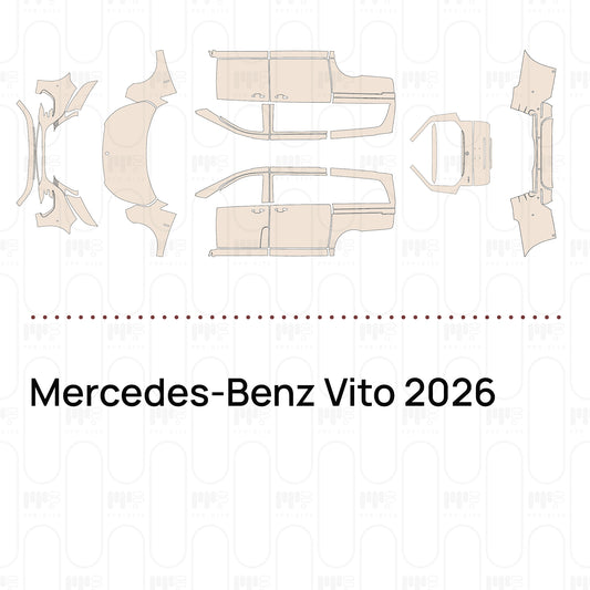 Voorgesneden PPF Mercedes-Benz Vito 2026