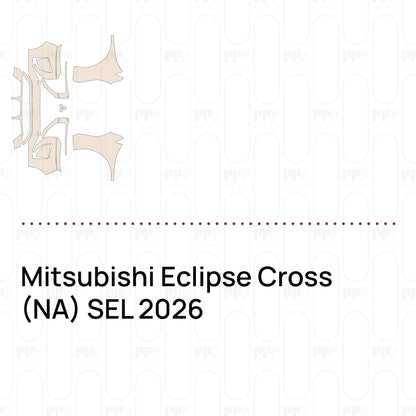 Voorgesneden PPF Mitsubishi Eclipse Cross (NA) SEL 2026