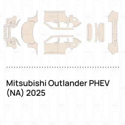 Voorgesneden PPF Mitsubishi Outlander PHEV (NA) 2025