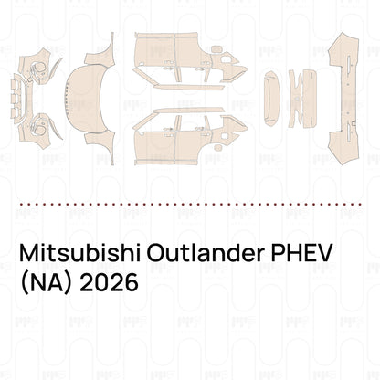 Voorgesneden PPF Mitsubishi Outlander PHEV (NA) 2026