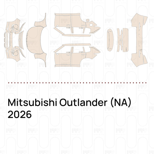 Voorgesneden PPF Mitsubishi Outlander (NA) 2026