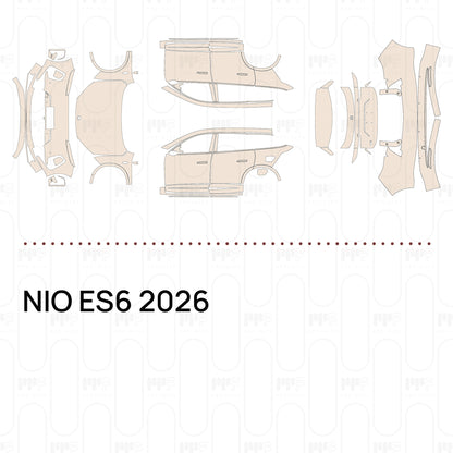 Voorgesneden PPF NIO ES6 2026
