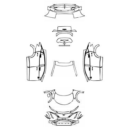Pre-Cut PPF Nissan Ariya (US) Empower+ 2025 - PPF-Kits