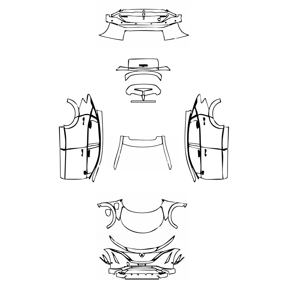 Pre-Cut PPF Nissan Ariya (US) Platinum+ 2025 - PPF-Kits