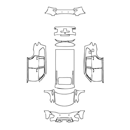 Pre-Cut PPF Nissan Armada (US) Base 2017 - PPF-Kits
