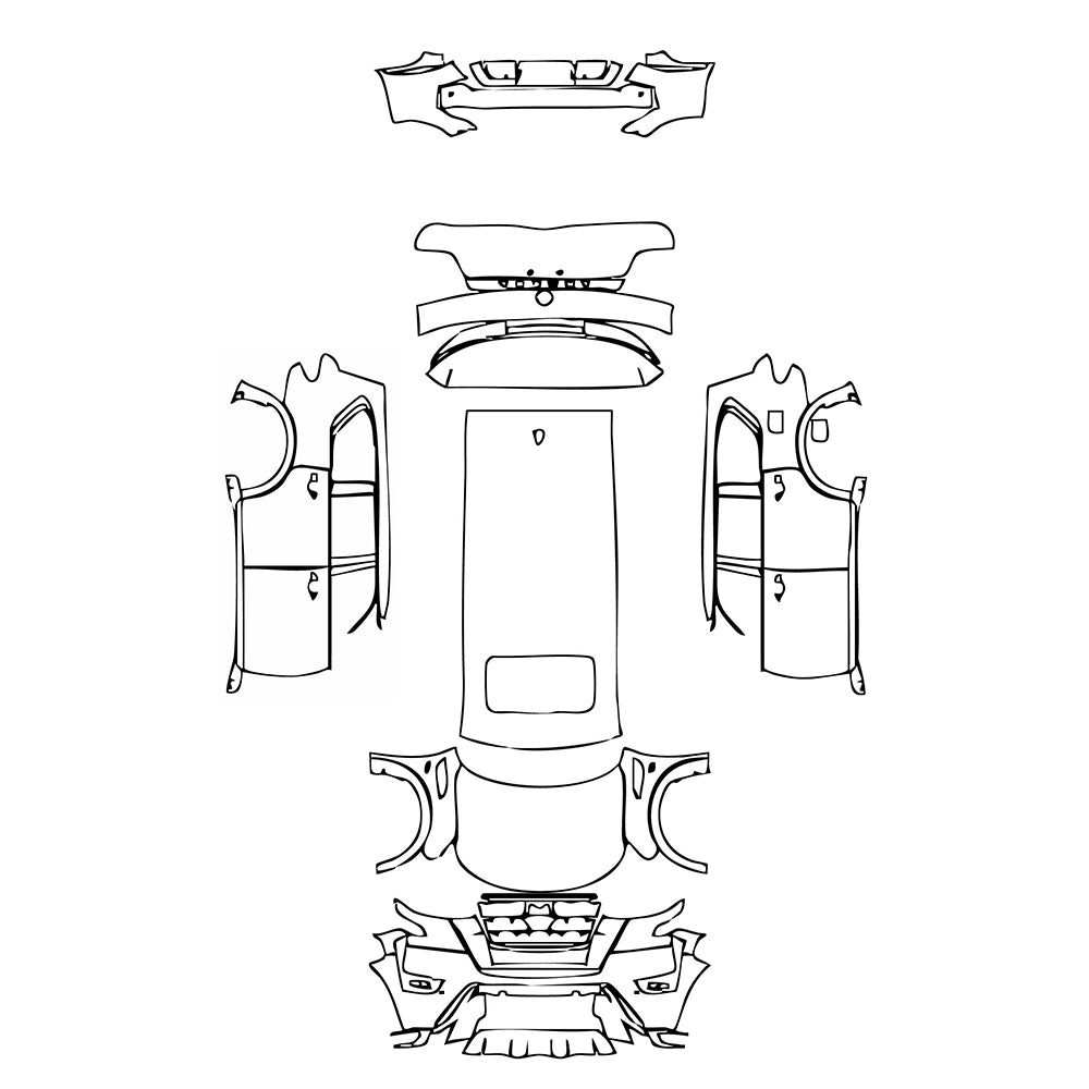 Pre-Cut PPF Nissan Armada (US) Midnight Edition 2023 - PPF-Kits