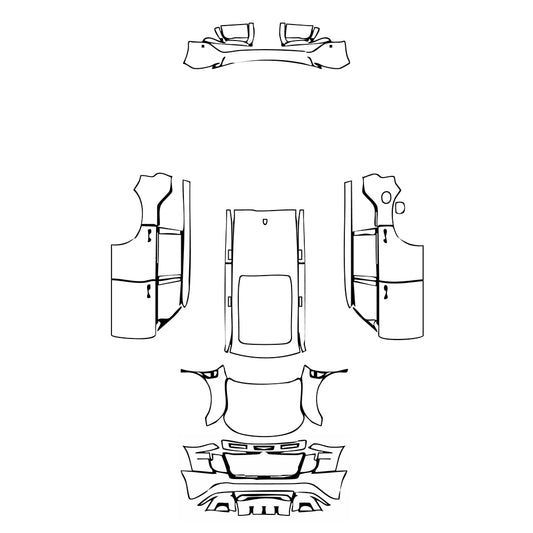 Pre-Cut PPF Nissan Armada (US) PRO-4X 2025 - PPF-Kits