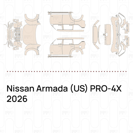 Voorgesneden PPF Nissan Armada (US) PRO-4X 2026