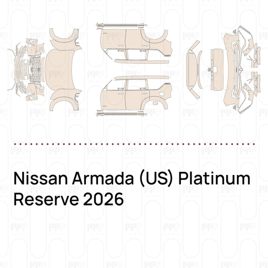 Voorgesneden PPF Nissan Armada (US) Platinum Reserve 2026